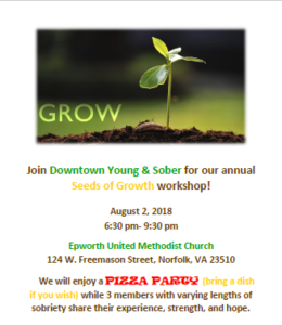 Seeds of Growth 2018 - DY&S @ Epworth United Methodist Church | Norfolk | Virginia | United States