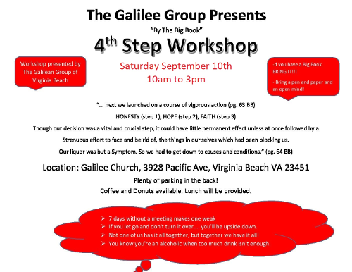 galilee group 4th step workshop img