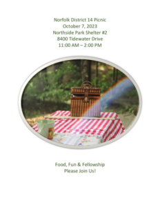 Norfolk District 14 Picnic @ Northside Park Shelter 2 | Norfolk | Virginia | United States