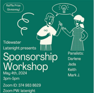 Tidewater Latenight Sponsorship Workshop