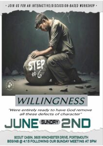 Step 6: Willingness Workshop @ Scout Cabin | Portsmouth | Virginia | United States