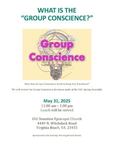 Group Conscience Review @ Old Donation Episcopal Church | Virginia Beach | Virginia | United States