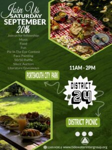 District 24 Picnic @ portsmouth city park | Portsmouth | Virginia | United States