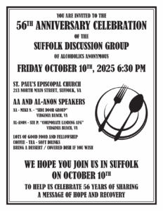 56TH ANNIVERSARY CELEBRATION OF THE SUFFOLK DISCUSSION GROUP @ ST. PAUL’S EPISCOPAL CHURCH | Suffolk | Virginia | United States