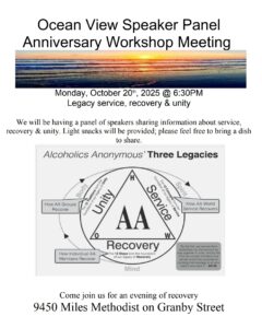 Ocean View Speaker Panel Anniversary Workshop Meeting @ Miles United Methodist Church | Norfolk | Virginia | United States
